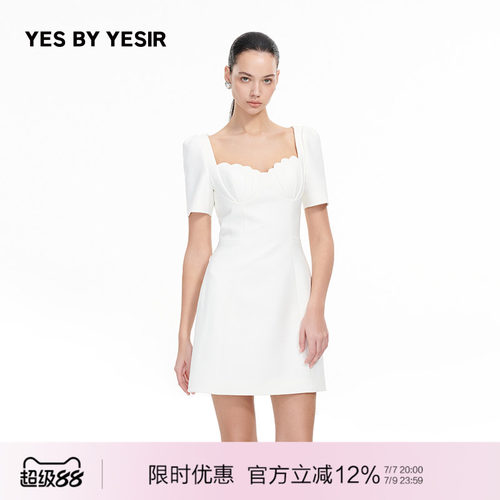 YESBYYESIR短袖少女连衣裙