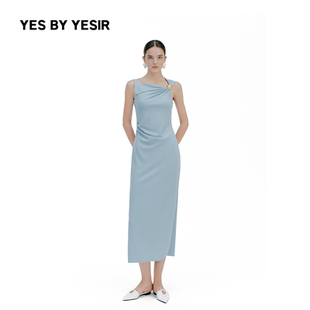 陶金罐休闲连衣裙 YESIR叶谦原创设计师2026年春夏新款 YES