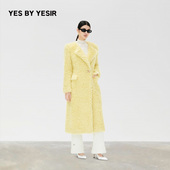 YESIR叶谦原创设计师冬新品 YES 毛毛外套暖羊羊皮草大衣