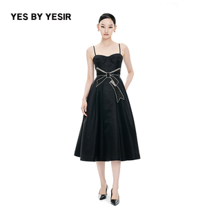 YESIR叶谦原创设计师夏新款 蝴蝶结轻礼服 YES 汪小敏同款