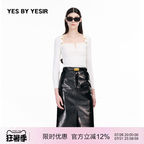 YESBYYESIR玲珑千金针织套头衫