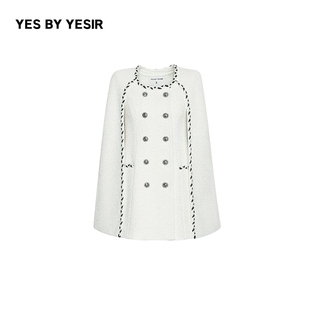 女长款 YESIR叶谦原创设计师冬新品 王室千金呢子斗篷 YES