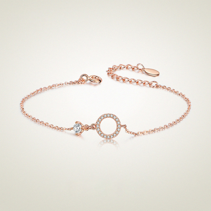 手链女纯银闺蜜学生韩版简约个性首饰ins小众设计轻奢生日礼物