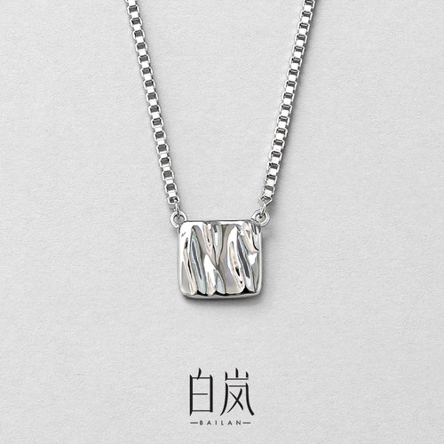 925银项链白岚女简约时尚