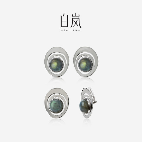 【五周年上新】白岚洄响耳钉女款耳夹耳饰高级感气质饰品ED5187-T