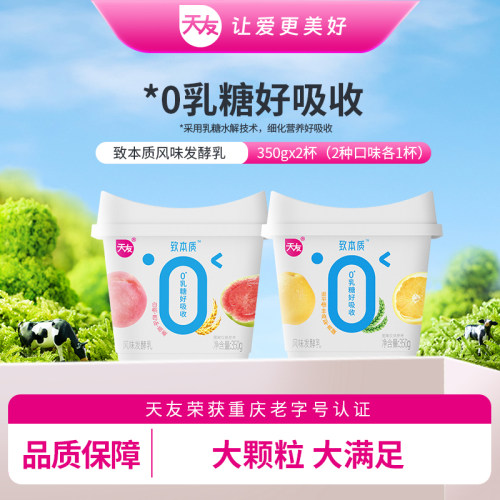 天友致本质风味发酵乳350g