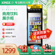 星星商用单门立式保鲜展示柜冰柜1