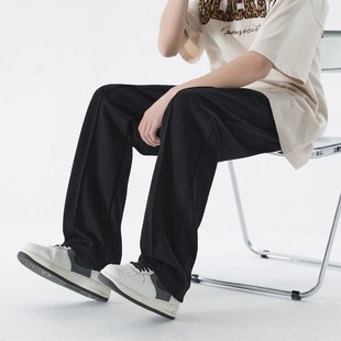 情侣 男高街直筒宽松ins潮牌阔腿卫裤 CHRY STUDIO秋冬垂坠感休闲裤