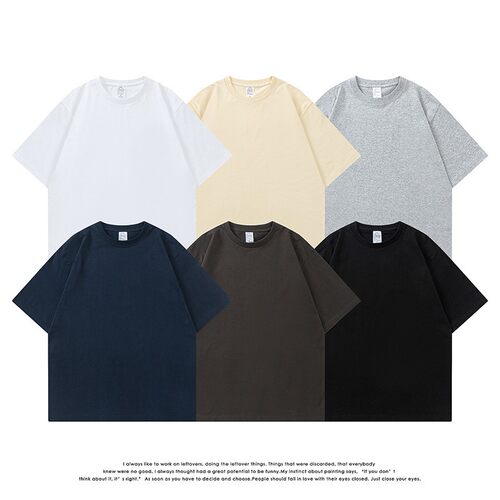 chry短袖潮青少年纯色T恤新款