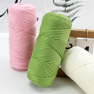 高弹大团布条线手工编织diy材料包包棉拖鞋毛线团收纳筐地垫玩偶