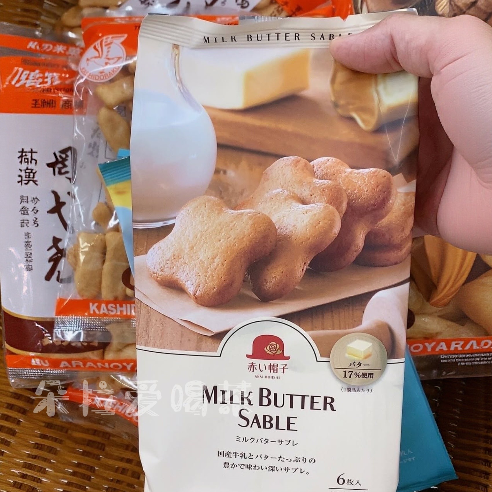 日本原进口红帽子牛奶黄油味饼干送礼伴手礼物零食休闲网红饼干,零食/坚果/特产,曲奇饼干,淘宝优惠券,粉丝福利购,淘宝优惠卷