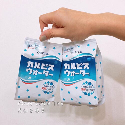 日本进口Calpis可尔必思乳酸菌风味饮料袋装带吸口300ml/袋
