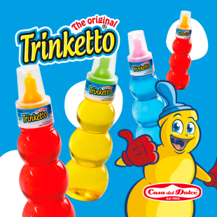 意大利亲开乐Trinketto饮料可乐桃子草莓味儿童风味饮料