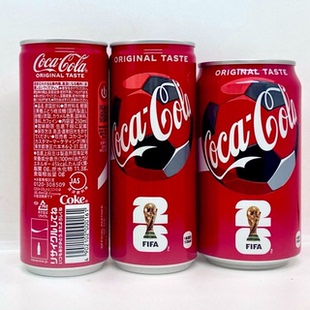 日本进口可口可乐FIFA世界杯限定版包装原味碳酸饮料听装500ml