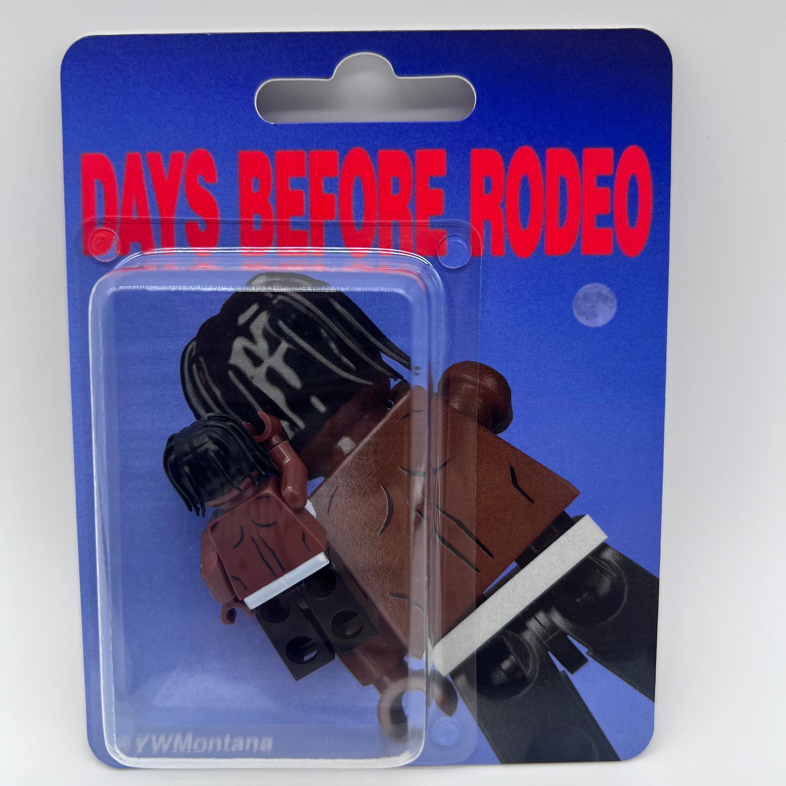 现货Travis Scott周边手工挂卡玩具Days Before Rode专辑积木人仔