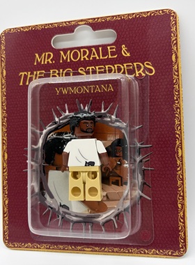 现货KendrickLamar周边挂卡玩具MMATBS专辑风格积木Mr.Morale人仔