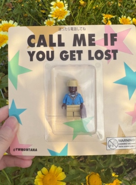 现货Tyler,the creator周边手工挂卡玩具 CMIYGL专辑积木人仔