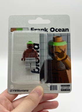 现货Frank Ocean周边手工挂卡玩具 Blonde专辑人仔积木