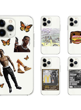 【现货】TRAVIS SCOTT周边IPHONE12 13手机壳适用XSMAX硅胶防摔