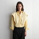 休闲版 型翻领棉质衬衫 黄色2026春季 CS女装 新品 1256720005