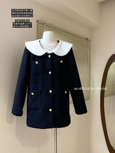 短外套 细闪小香娃娃领中长款 OFFICIAL 20752