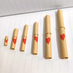 纯色复古纸卷许愿纸条愿望纸张心愿瓶子许愿瓶漂流瓶情话小纸条卷