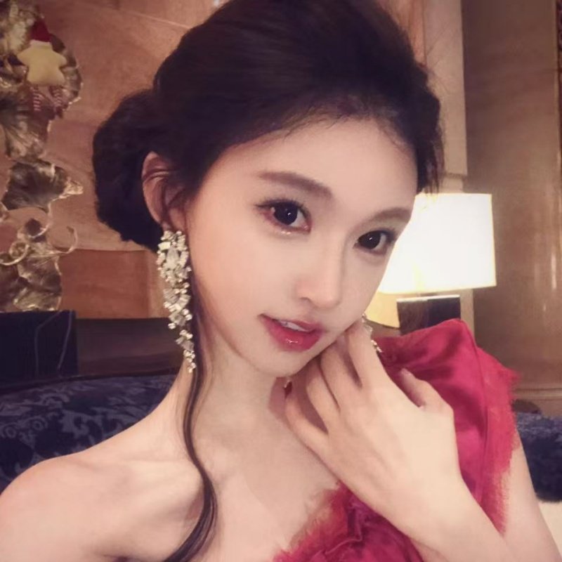 韩剧女主古早感水钻花朵耳环小妈感气质长款镶钻耳钉千金晚宴耳饰