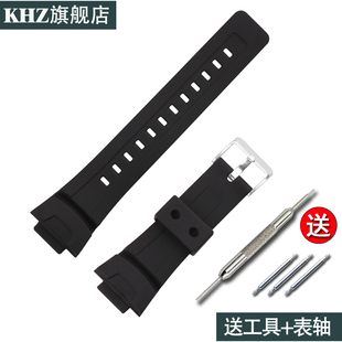 树脂手表带男手表配件适用于卡西欧G-100 G101 200 GW-2310 2110
