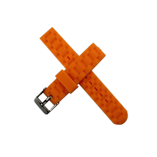 手表配件16mm硅胶表带针扣防水手表带适用于DW梅花美度天梭百年灵