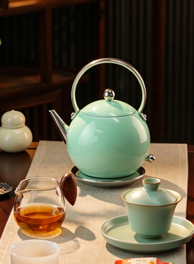 茶皇子复古丸壶电热水壶高颜值