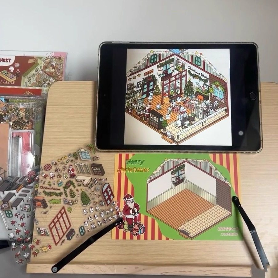 造景贴纸支架木质书架书法临帖学生读书放书考研ipad平板神器桌面,文具电教/文化用品/商务用品,书立,淘宝优惠券,粉丝福利购,淘宝优惠卷