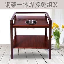 餐桌椅放茶杯家用阳台实木茶几1