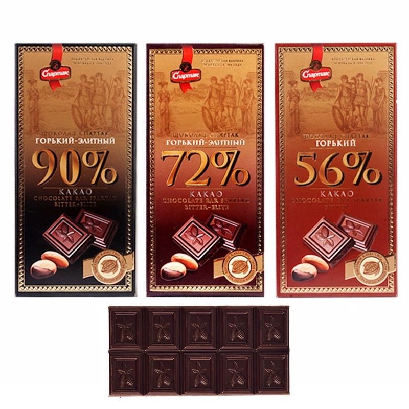 90%72%制品斯巴达醇香黑巧克力