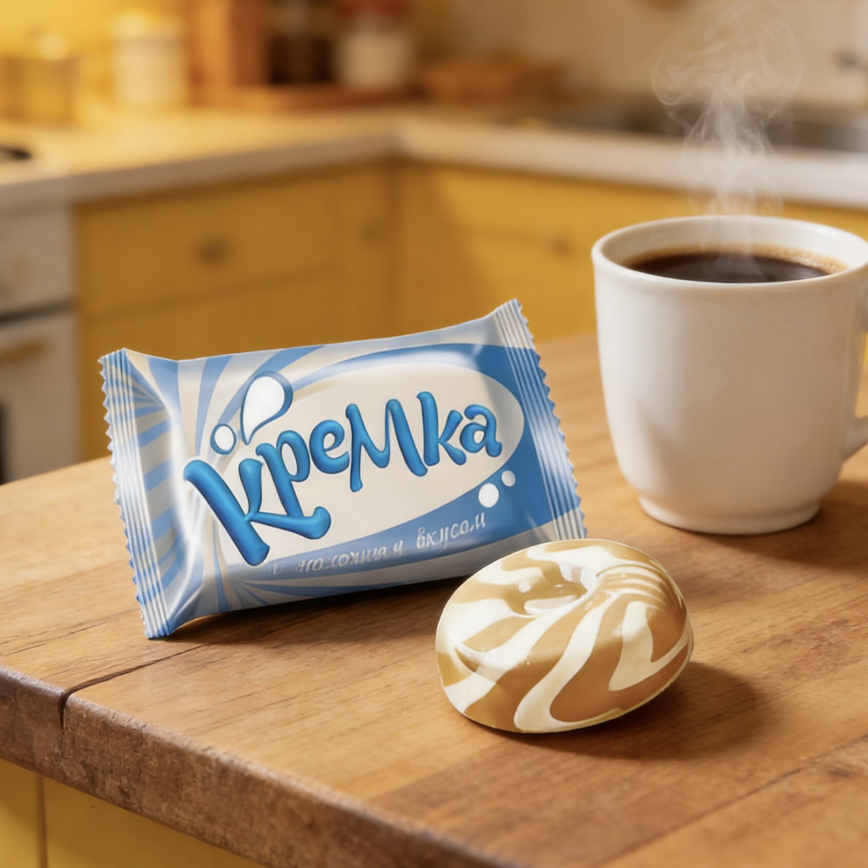 俄罗斯进口牛奶味硬糖kdv草莓牛奶水果味糖果婚庆喜糖休闲零食品