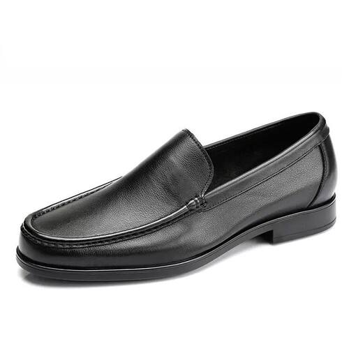 意大利撤柜男鞋皮鞋男士休闲鞋真皮套脚透气低帮软底舒适单鞋帅气