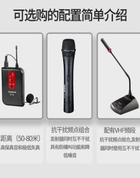 Takstar/得胜 TC-2R一拖二无线会议话筒鹅颈式头戴领夹演出麦克风