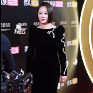 马丽马年春晚同款衣服旗袍连衣裙衬衫裙公主长裙子小礼服2026春节