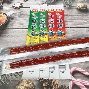 鲲乐素牛味棒辣条牛板筋条8090后校园怀旧小吃素牛筋童年儿时零食