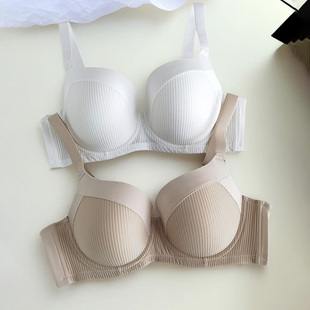 75C 大胸顯小防下垂收副乳調(diào)整型文胸胸罩 內(nèi)衣女薄款 95F杯大碼