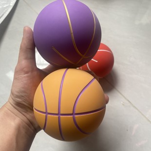 免充气橡胶球户外益智玩具儿童益智玩具减压手捏球弹跳球迷你篮球