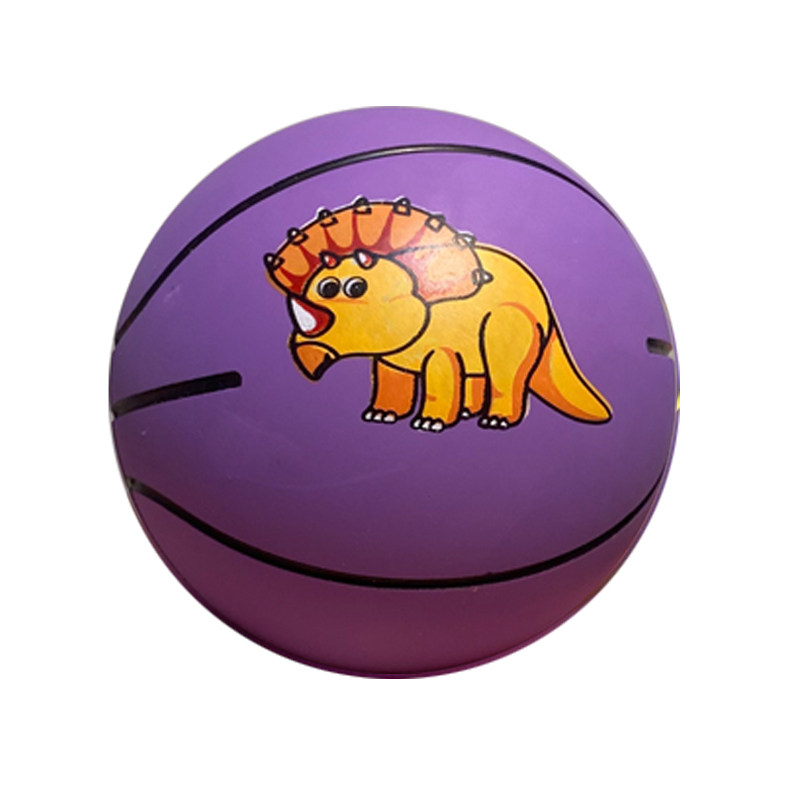 6cm恐龙套装玩具弹力球橡胶空心免充气回弹球儿童幼儿园专用道具