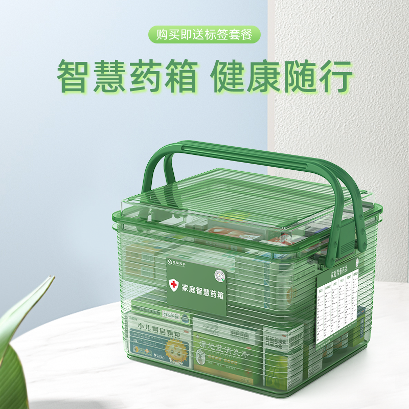 药箱家庭装医药箱家用大容量儿童药物多层医疗收纳盒急救箱智慧盒,收纳整理,医药箱,淘宝优惠券,粉丝福利购,淘宝优惠卷
