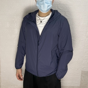 CK男士休闲百搭连帽防水夹克外套