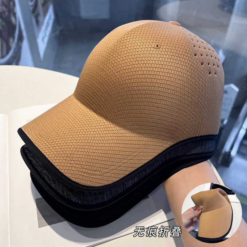 春夏男女通用网眼透气棒球帽户外出游防晒遮阳帽宽檐可调节鸭舌帽