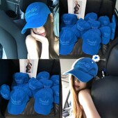 复古字母刺绣棒球帽女2026新款 百搭显脸小遮阳帽男户外防晒鸭舌帽