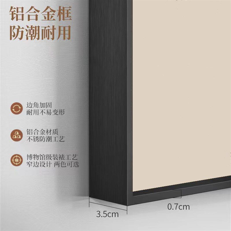 热销带挂钩电表箱抽象简约创v意玄关电闸盒装饰画弱电箱遮挡餐厅