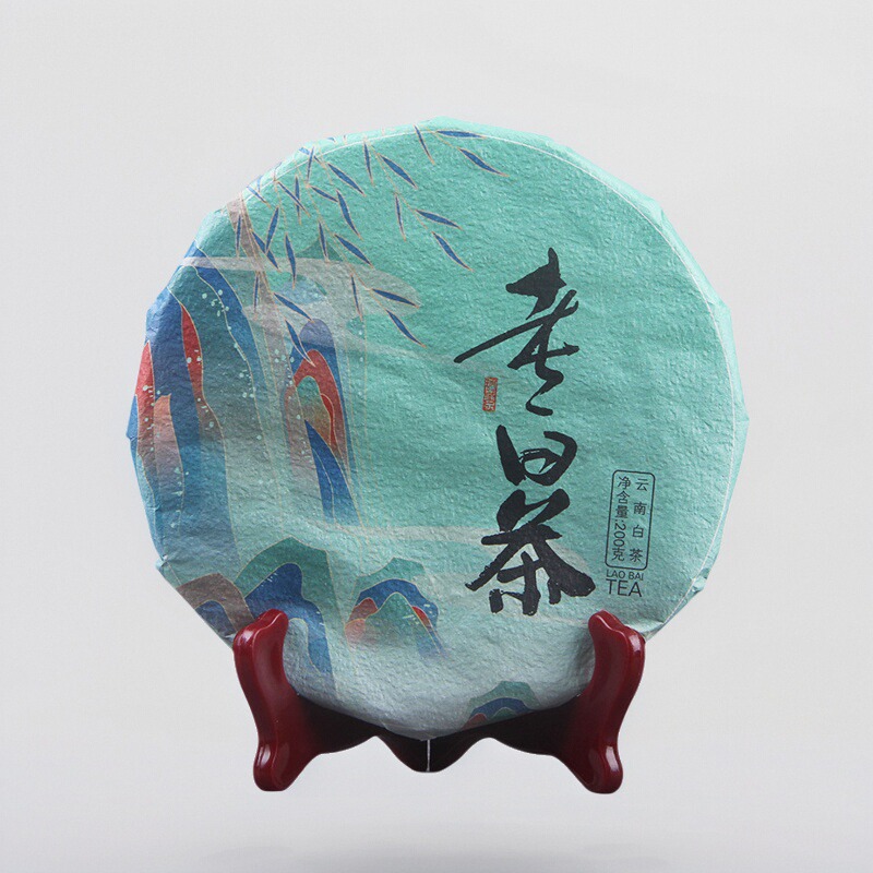 一级古树茶老白茶格子饼云南