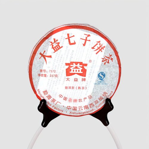 2007年大益 7572 熟茶 357克饼