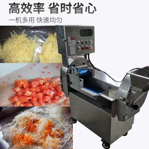 宇之乐双头切菜机 食品加工果蔬切菜设备  中药材切片机定制机器