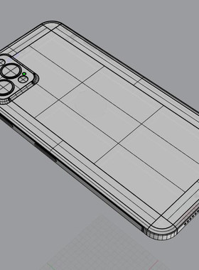 iPhone 12 Pro手机3D犀牛模型建模3DRhino/C4D/UG/3dmax/stp/obj